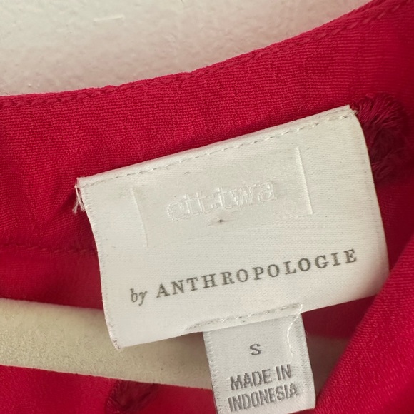 Anthropologie Vibrant Red Dress - Picture 5 of 9